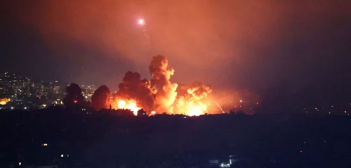 Powerful explosion at Israeli military facility
