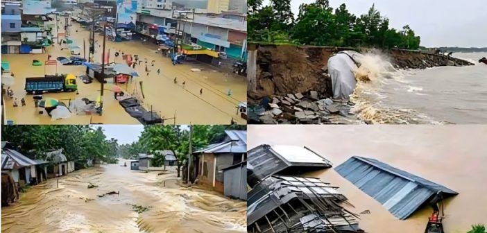 Floods in seven districts: More than six lakh people affected, death toll rises to 54